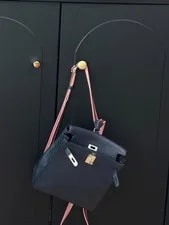 Hermès Kelly Ado Nuit Palladium Backpack 2