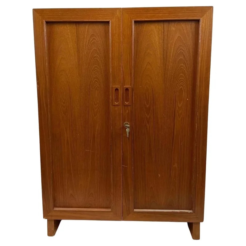 Mid-Century Danish Modern Magic Box Desk in Teak by Mummenthaler & Meier — Furniture — resale