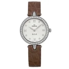Omega — Omega de Ville Prestige 27mm Steel Silver Diamond Dial 424.18.27.60.52.001 — Watch — resale