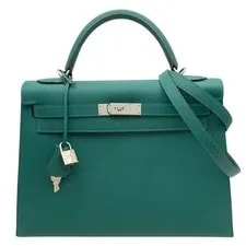 Hermès — Hermes Kelly 32 Malachite #OK295 — Handbag — resale