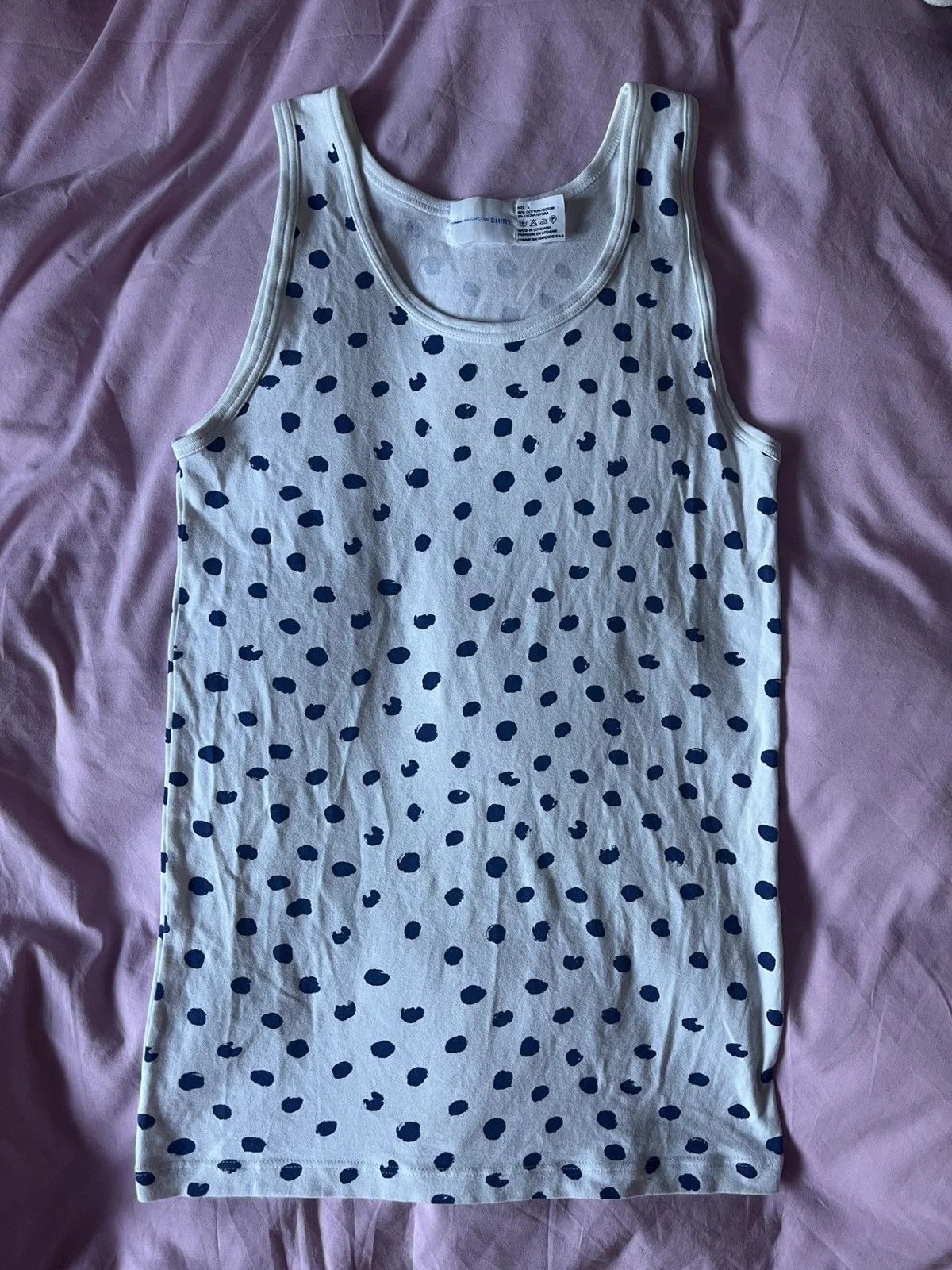 Comme Des Garcons — Comme des Garcons Polka Dot Tank Top — streetwear — resale