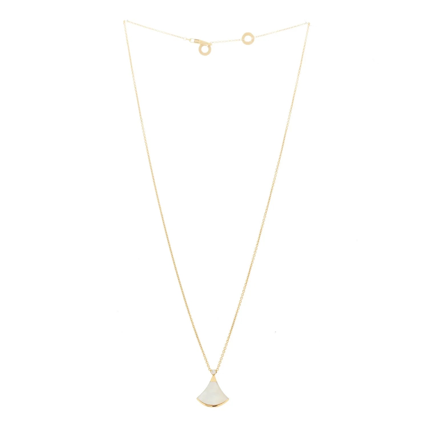 18K Yellow Gold Mother of Pearl Small Divas' Dream 3