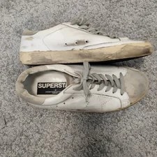 Golden Goose Super Star Size 42 Shoes Distressed Processing Whi 4