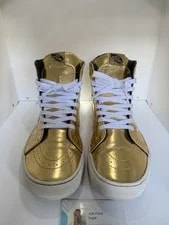 Vans Sk8-Hi Metallic Sample Size 10.5 Not for Resale No Box 3