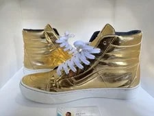 Vans Sk8-Hi Metallic Sample Size 10.5 Not for Resale No Box 4