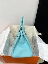 Auth Hermès Birkin 30 Tiffany Blue 4