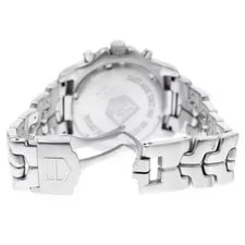 TAG Heuer Link CT1111-0 41mm SS Black Dial Quartz Chronograph Date #C452 4