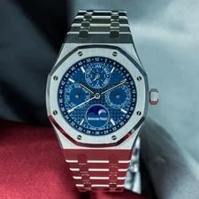 Audemars Piguet — Audemars Piguet Royal Oak Perpetual Calendar “Full Brick” 26574ST| Full Set 41mm — Watch — resale
