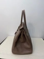 Auth Hermès Birkin 35 Etoupe Palladium 3