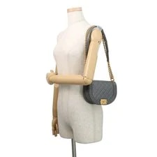 Chanel Matelassé Coco Mark Boy Small Caviarskin #TZB436 4