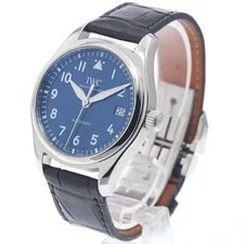 IWC Pilot's Automatic 36 IW324008 36mm SS Navy Dial Date #C11986 2