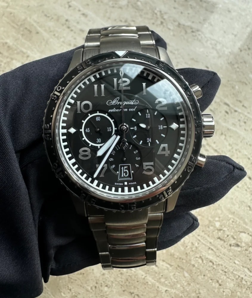Breguet Type XXI Flyback Titanium 2