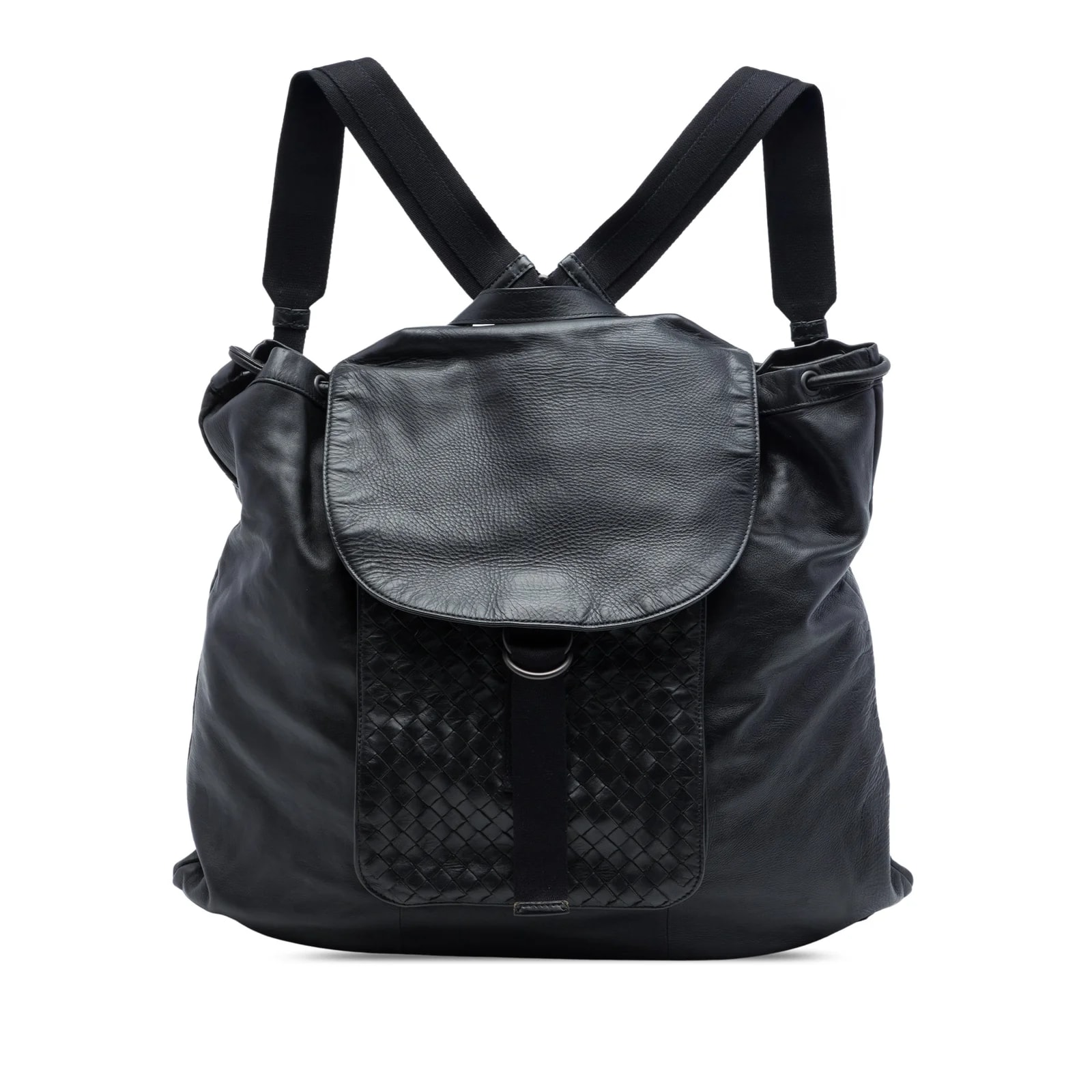 Bottega Veneta — Trimmed Drawstring Backpack — Handbag — resale