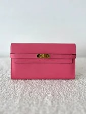 Hermès — Authentic Hermès Kelly Long Wallet Long Wallet -Tone eBay — Handbag — resale