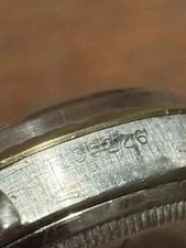 Dial Rolex Zephyr 6582 - 14k/SS - 50m Depth Rating Dial - FOR Repair 4