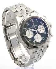 Breitling Classic AVI 42mm Green Curtis Warhawk Bracelet A233802A1L1A1 3