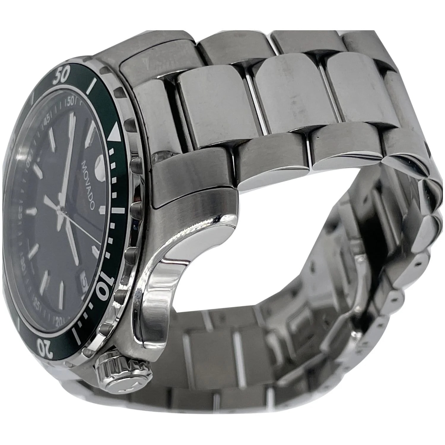 Movado Series 800 Swiss Quartz Stainless Steel Green Dial 40MM 2
