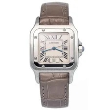 Cartier — Cartier Santos 1564 SS White Dial Quartz 29mm — Watch — resale