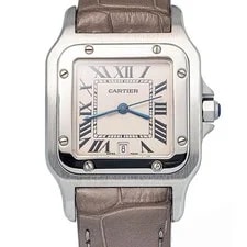 Cartier Santos 1564 SS White Dial Quartz 29mm 2