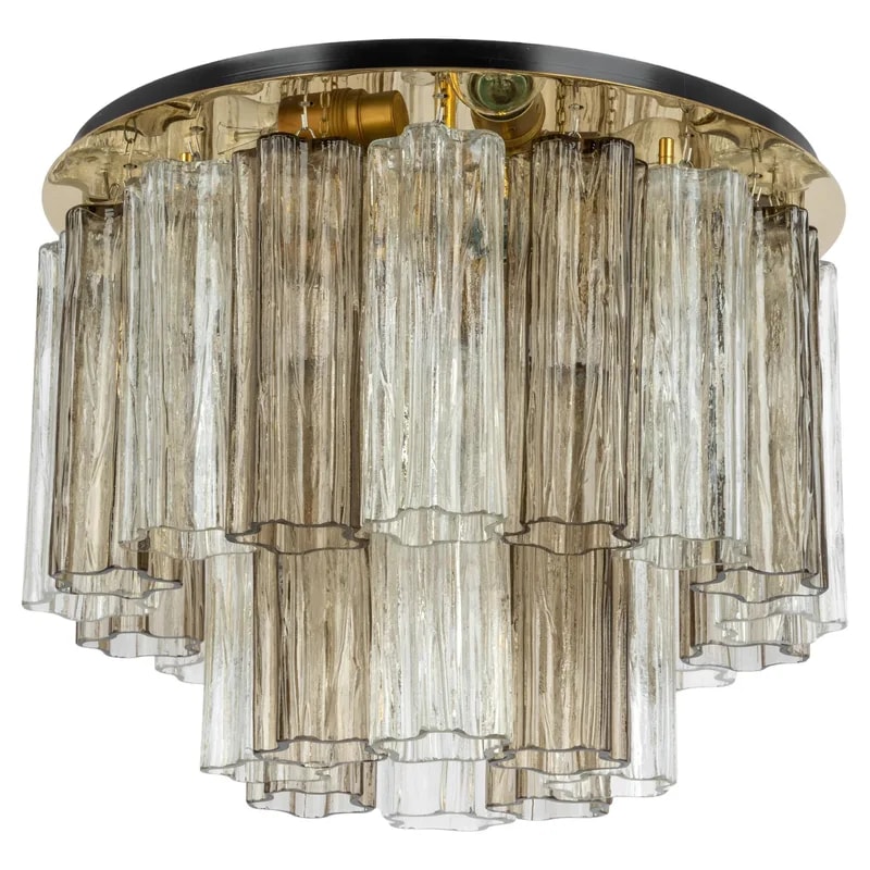 1 of 6 Large Murano Glass Wall Sconces Venini Style Italy 1970s — lighting — resale