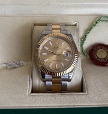 Rolex Datejust II 41mm 116333 Champagne Dial Two Tone Yellow Gold 2