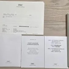 IWC Portuguese Chronograph Gold Index Overhaul Completed Official 4