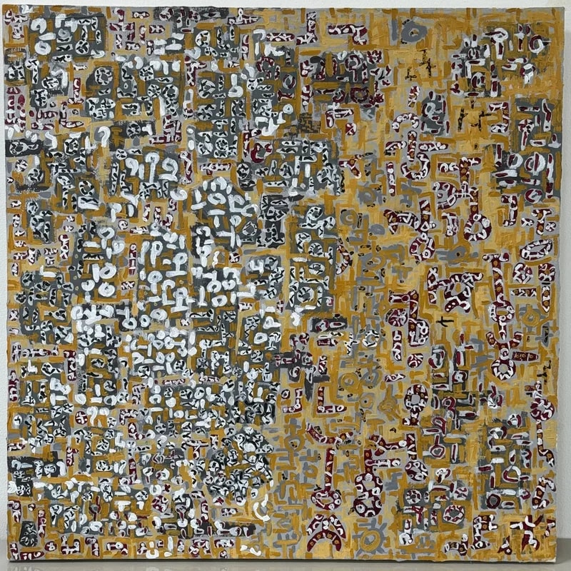 Painting: Untitled Abstract By Carlos Antonio 2