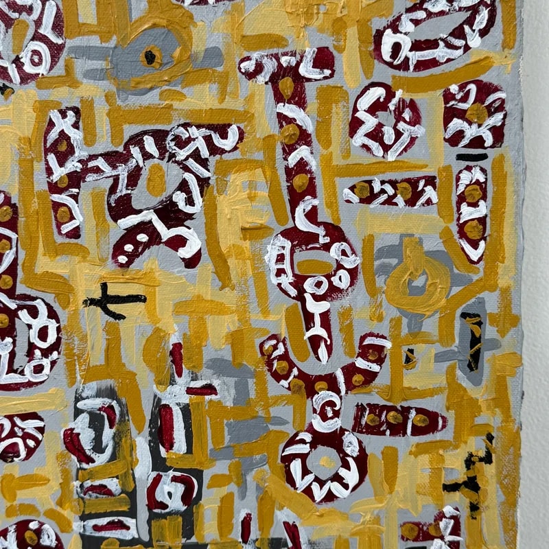 Painting: Untitled Abstract By Carlos Antonio 3