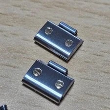 Cartier Santos Galbee SM Band YG SS 2-Row Colorful Inlay From Japan 3