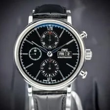 IWC Portofino Chronograph | REF. IW391008 | Black Dial | BOX & Papers 3