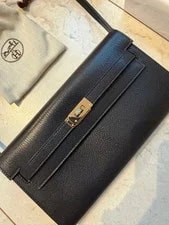 Noir — Hermes 2025 Kelly TO GO 929573 — Handbag — resale