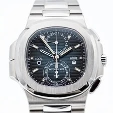 Patek Philippe Nautilus 5990/1A-011 Blue Dial Travel Time Chronograph -- Full SE 4