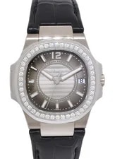 Patek Philippe — Patek Philippe Nautilus 7010 18k White Gold & Diamond Gray 7010G — Watch — resale