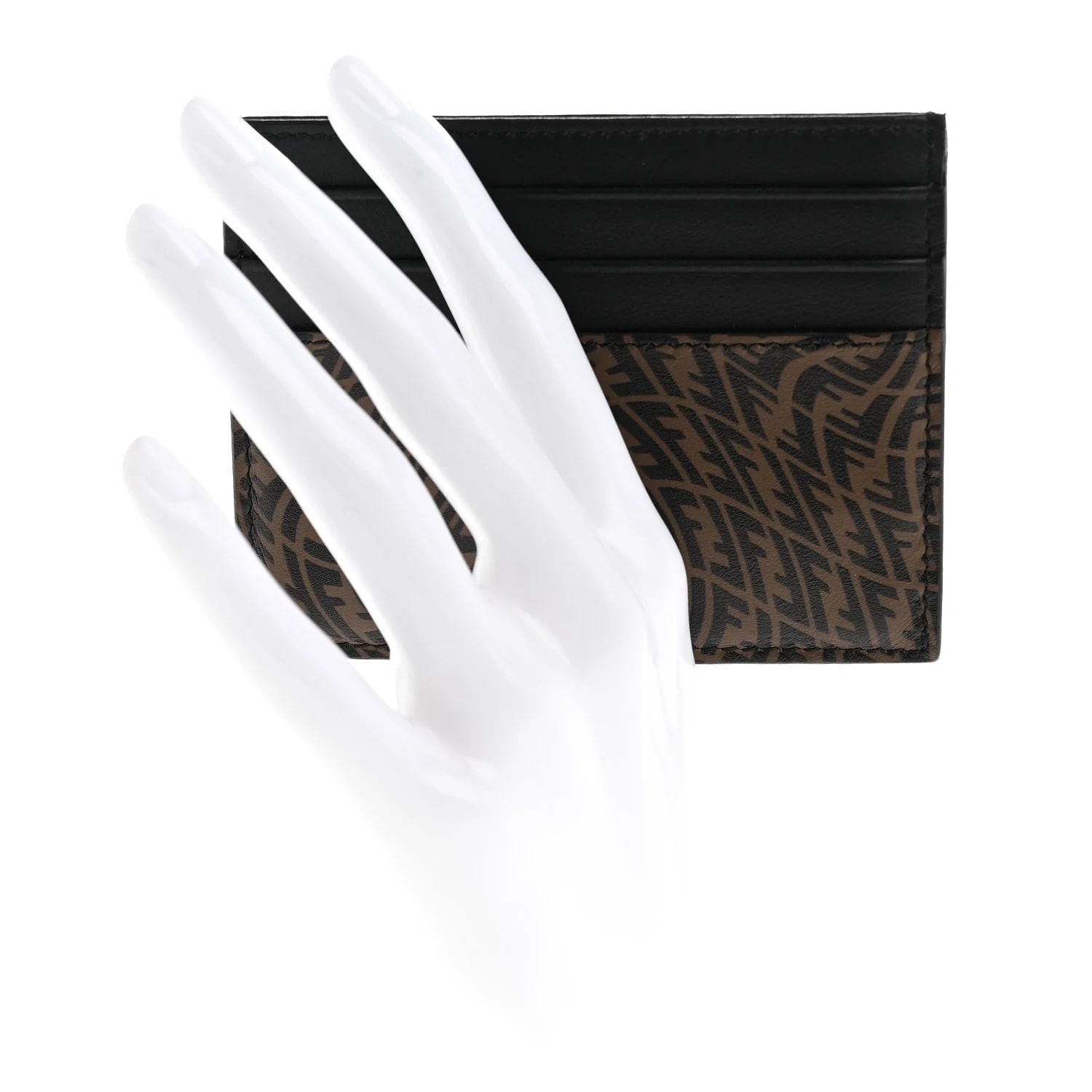 X Sarah Coleman Vitello Grace Light Micro Vertigo Embossed Card Holder Maya 2