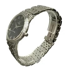 Omega DeVille Prestige Date Quartz Black Dial SS 78.8g 2