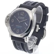 Panerai Luminor Left Hand PAM00796 44mm SS Rubber Hand-Wind Black Dial #C095 2