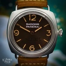Panerai Radiomir Venti Steel Manual 45mm Brown Dial Strap PAM 2020 2