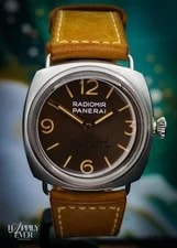 Panerai Radiomir Venti Steel Manual 45mm Brown Dial Strap PAM 2020 3