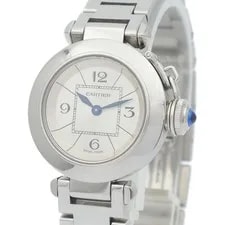 Cartier Pasha 2973 Quartz Stainless Steel Silver 3