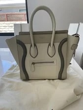 Celine Luggage Shopper Griege 2