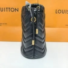 Gucci GG Marmont Mini Bucket Crossbody Chain Strap HW 3