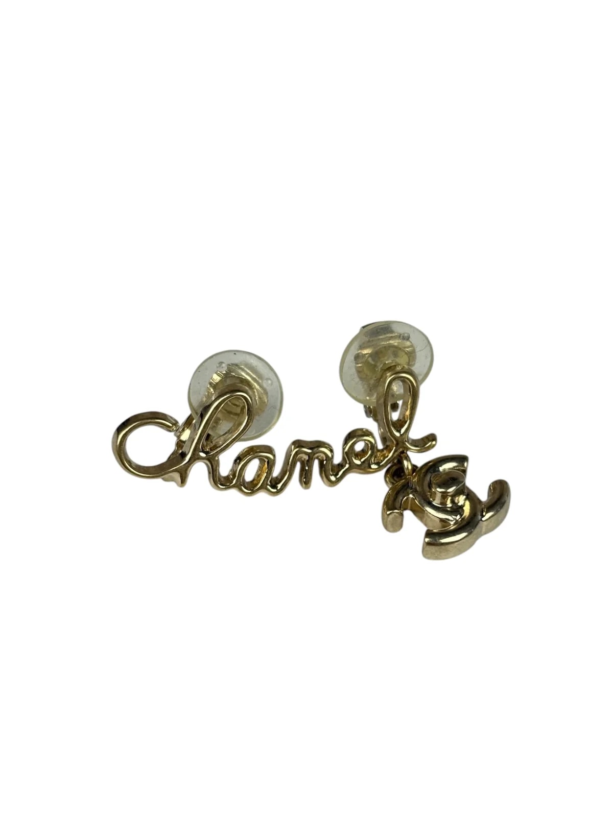 Chanel Tone Cursive CC Climber Clip-On 2