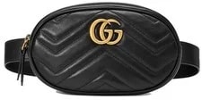 Gucci — NEW Gucci GG Marmont Matelasse Double G Belt Fanny Pack 85/34 — Handbag — resale