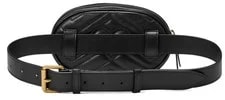 NEW Gucci GG Marmont Matelasse Double G Belt Fanny Pack 85/34 3
