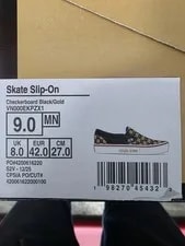 Vegas Golden Knights X Vans Limited Edition Slip-on US 9 3