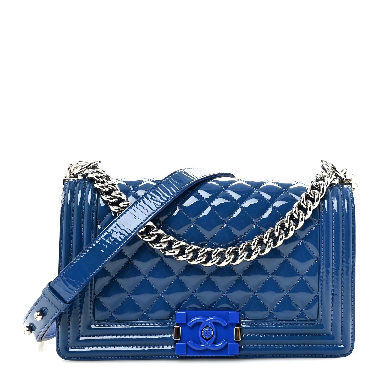 Chanel — Medium Plexiglass Boy Flap — Handbag — resale