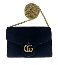 Gucci Auth GG Marmont Mini Chain Strap Wallet Crossbody 3
