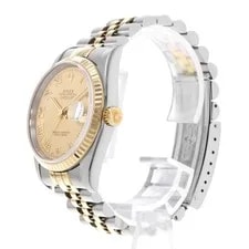 Rolex Datejust 36 16233 Champagne Dial Steel 18k Yellow Gold 1996 4