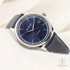 2022 Jaeger-LeCoultre Master Control JLC 40MM Blue Dial Leather Strap Q4018480 2