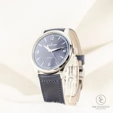 2022 Jaeger-LeCoultre Master Control JLC 40MM Blue Dial Leather Strap Q4018480 4